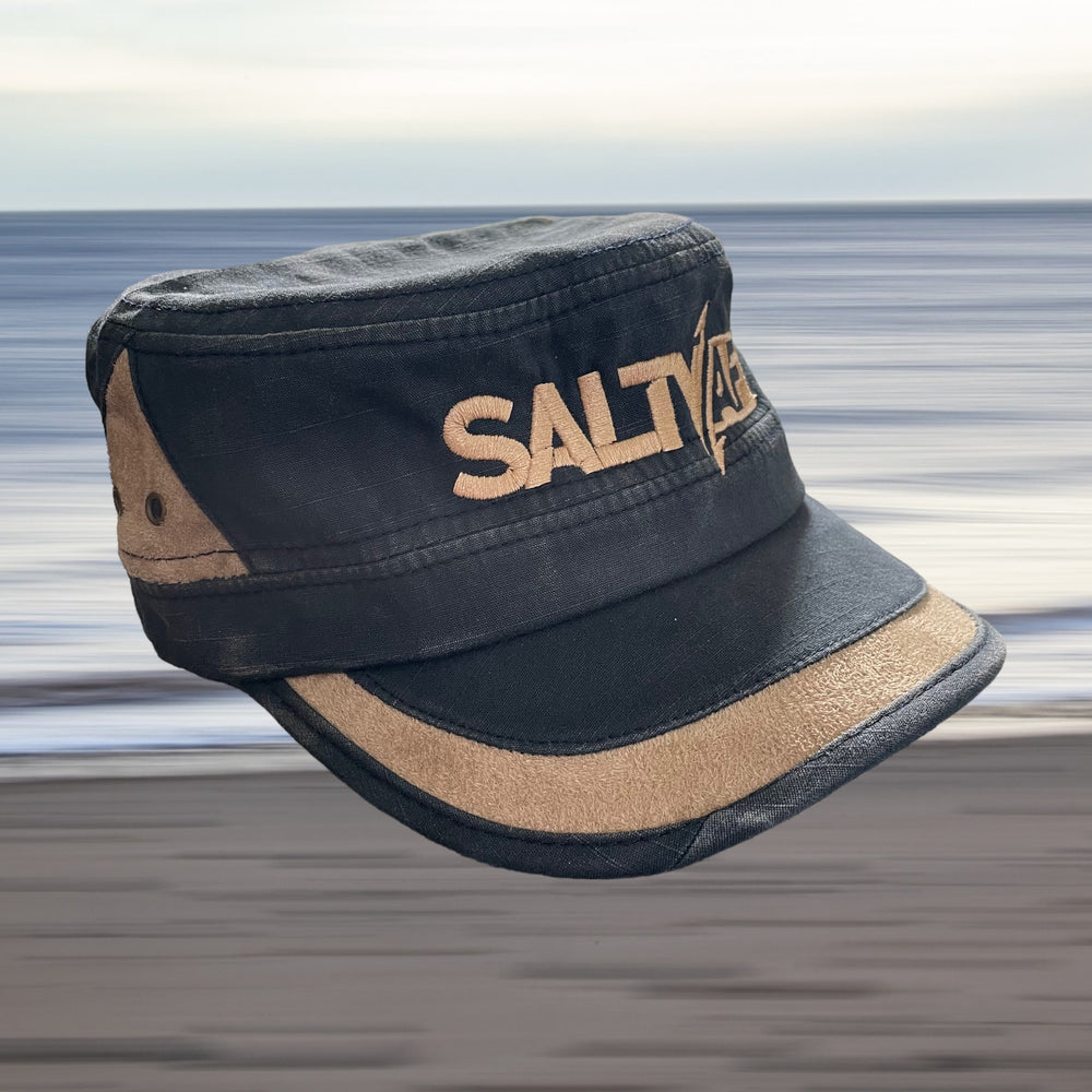 Ladies SaltyAF Military Hat - Blue