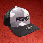 FishyAF Logo Snapback - Grey Camo/Black