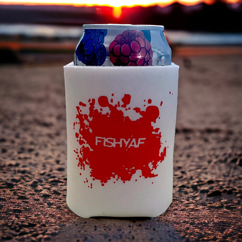 FishyAF Blood Splatter Koozie