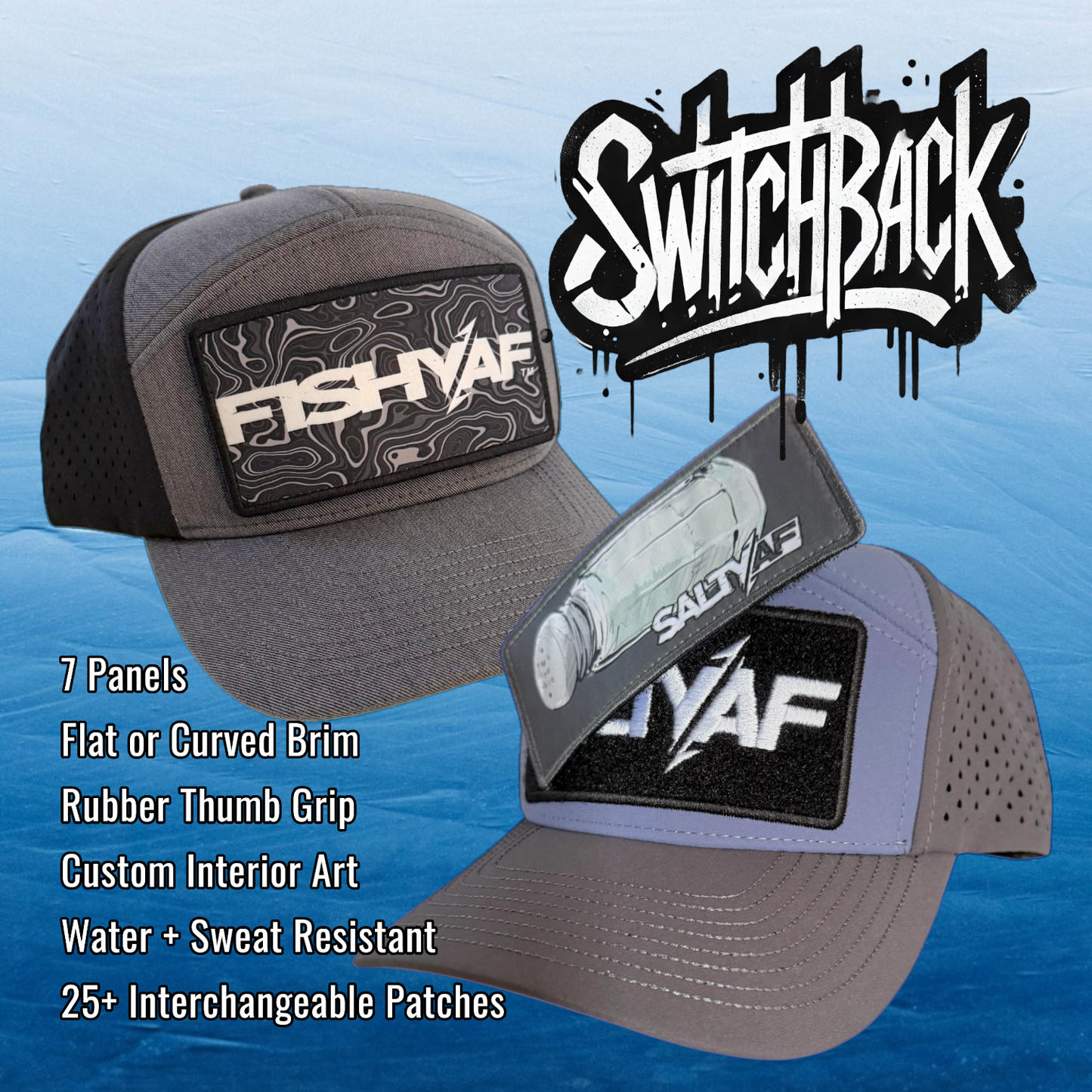 7 Panel Patch Snapback