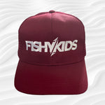 FishyKids Logo Youth Snapback - Maroon