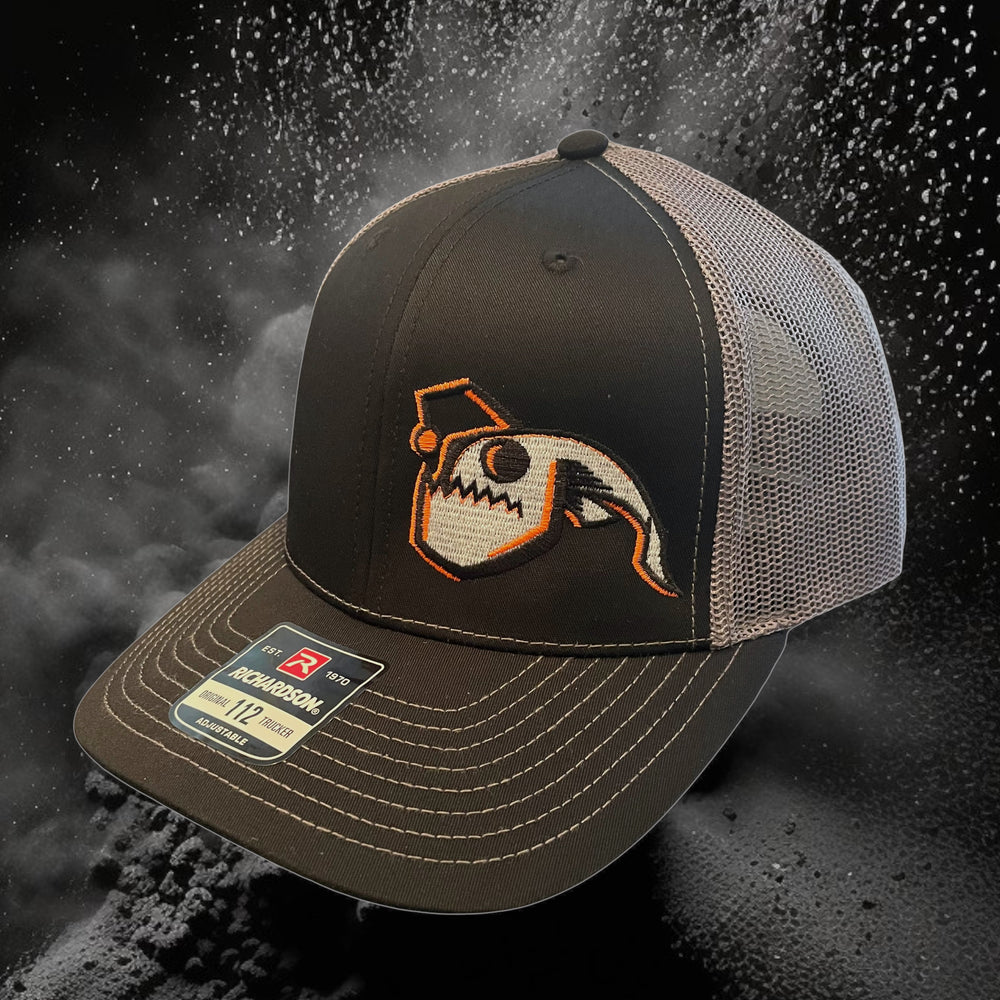 
                      
                        Angler Fish Snapback - Charcoal/Black/Orange
                      
                    