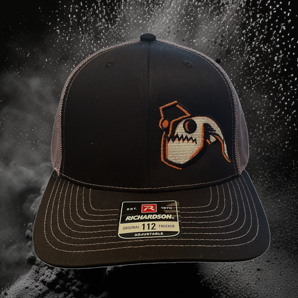 
                      
                        Angler Fish Snapback - Charcoal/Black/Orange
                      
                    