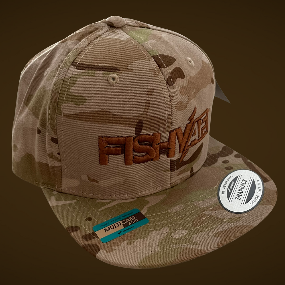 
                      
                        3D FishyAF Logo Flat Brim Snapback - Arid
                      
                    