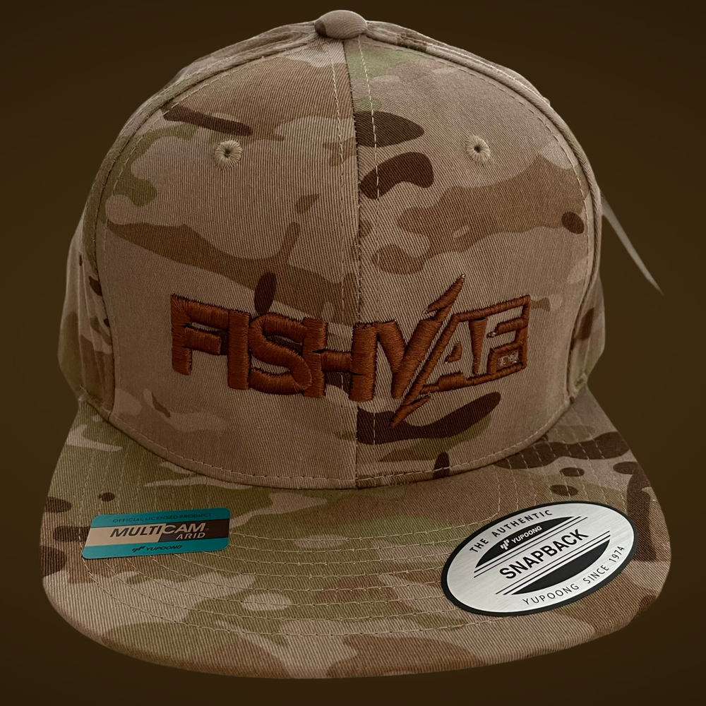 
                      
                        3D FishyAF Logo Flat Brim Snapback - Arid
                      
                    