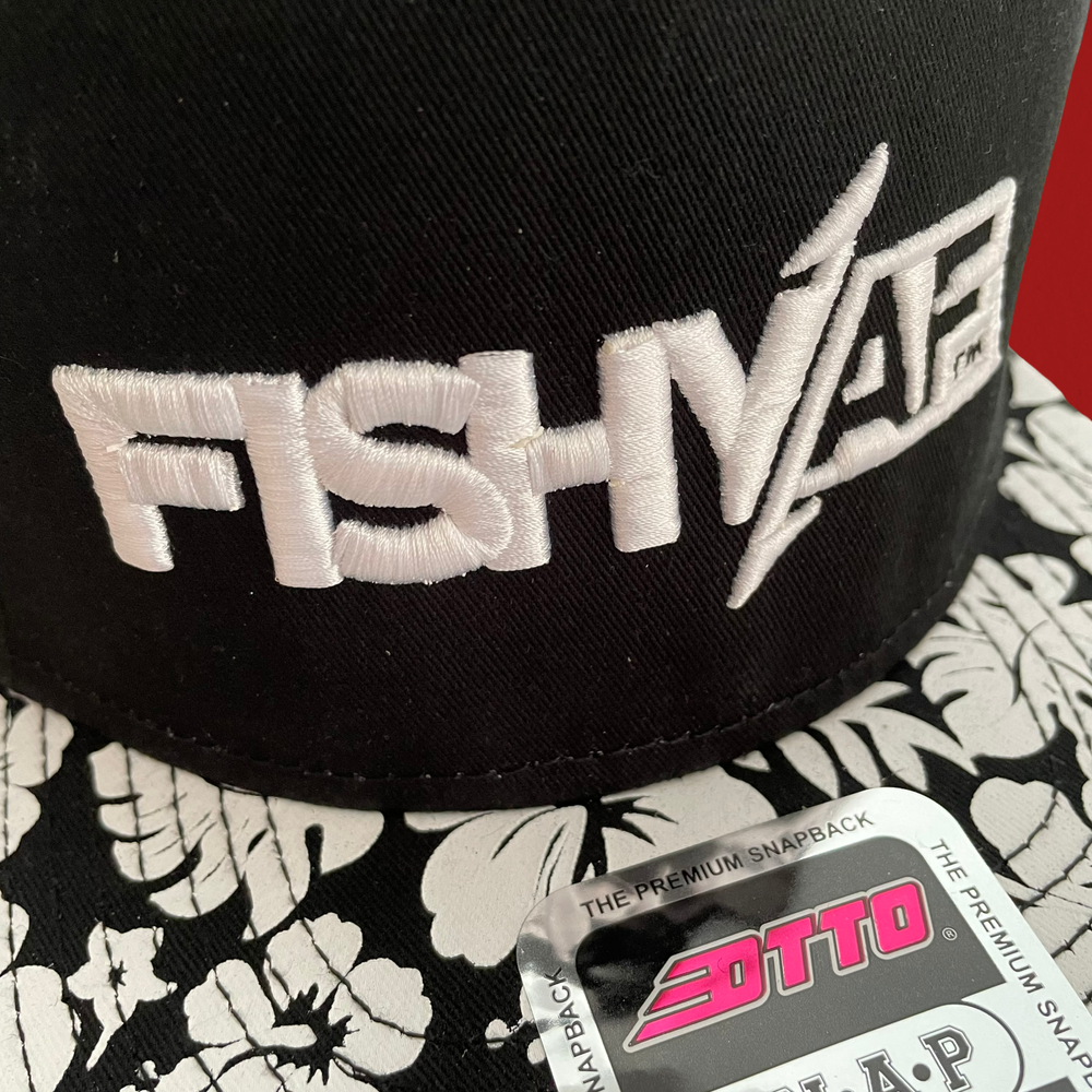 3D FishyAF Logo Flat Brim Snapback - Mahalo