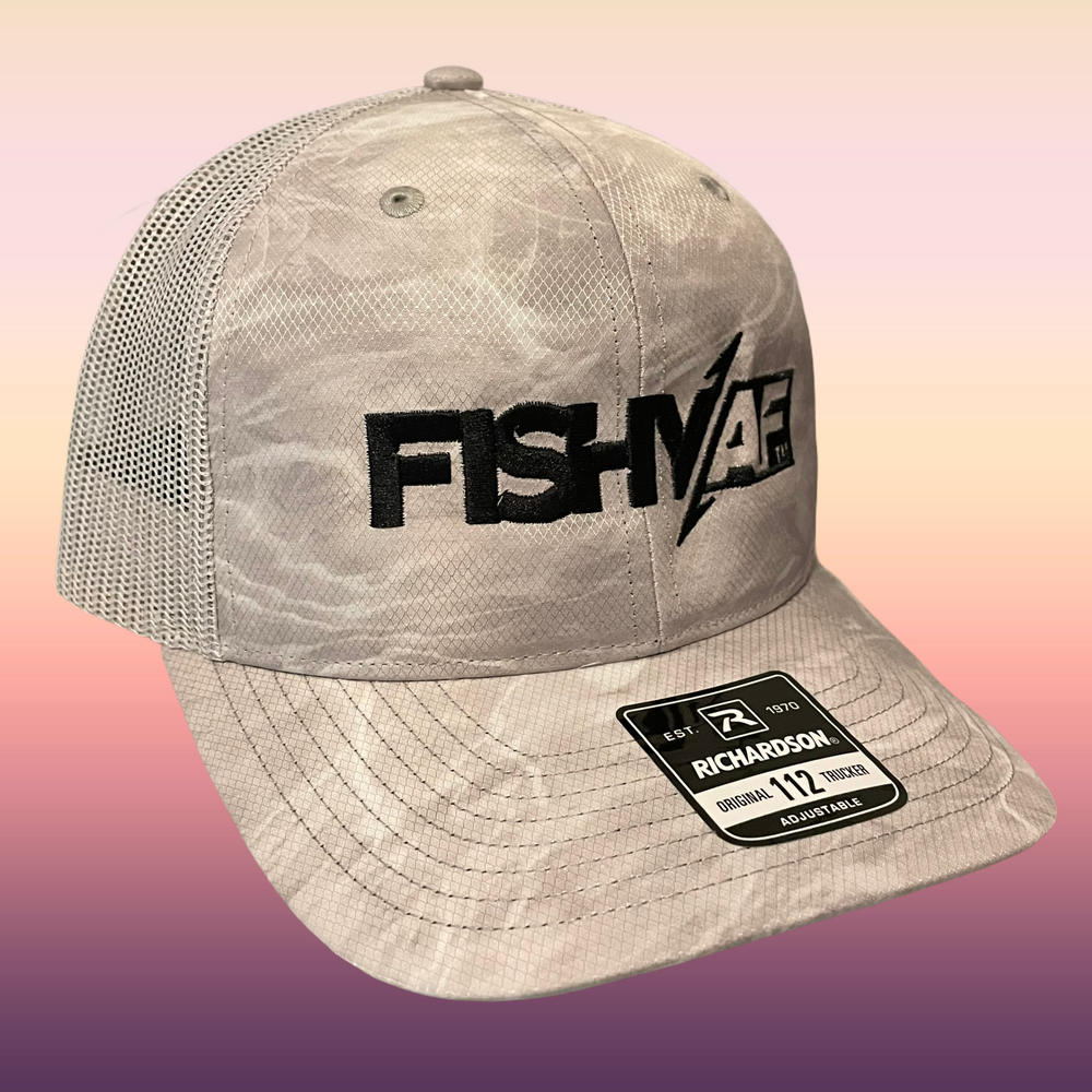 FishyAF Logo Snapback - Smoke/Black