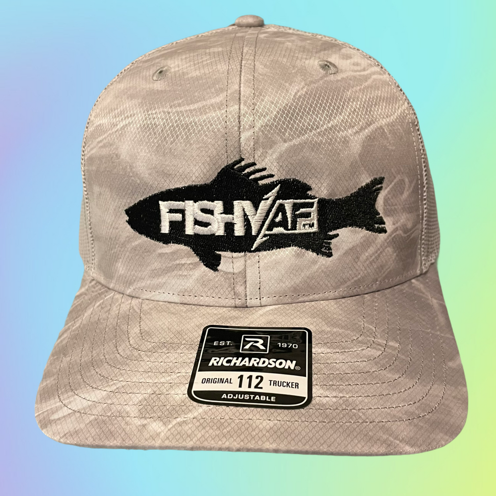 FishyAF Silhouette Snapback - Smoke/Black