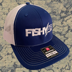 FishyAF Logo Snapback - White/Royal