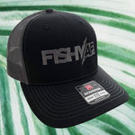 FishyAF Logo Snapback - Charcoal/Black