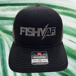FishyAF Logo Snapback - Charcoal/Black