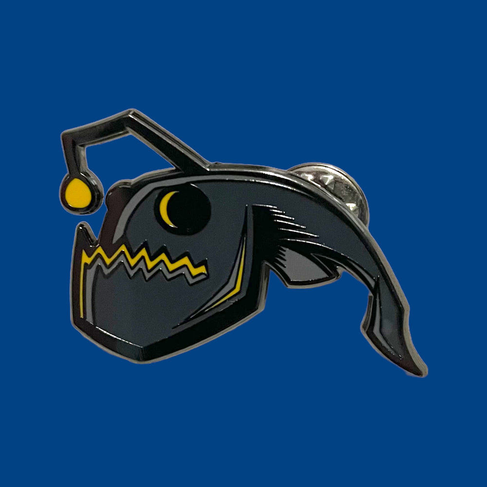 Angler Fish Pin - Enamel