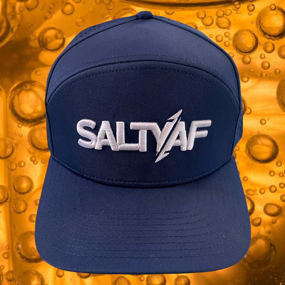 SaltyAF Full Custom 3D Logo Snapback - Blue