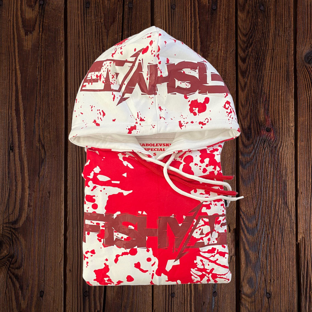 "Sabolevski Special" Blood Splatter Hoodie