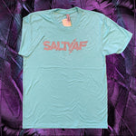 SaltyAF Bold Logo Tee - Tahiti Blue