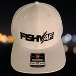 FishyAF Logo Snapback - White/Black