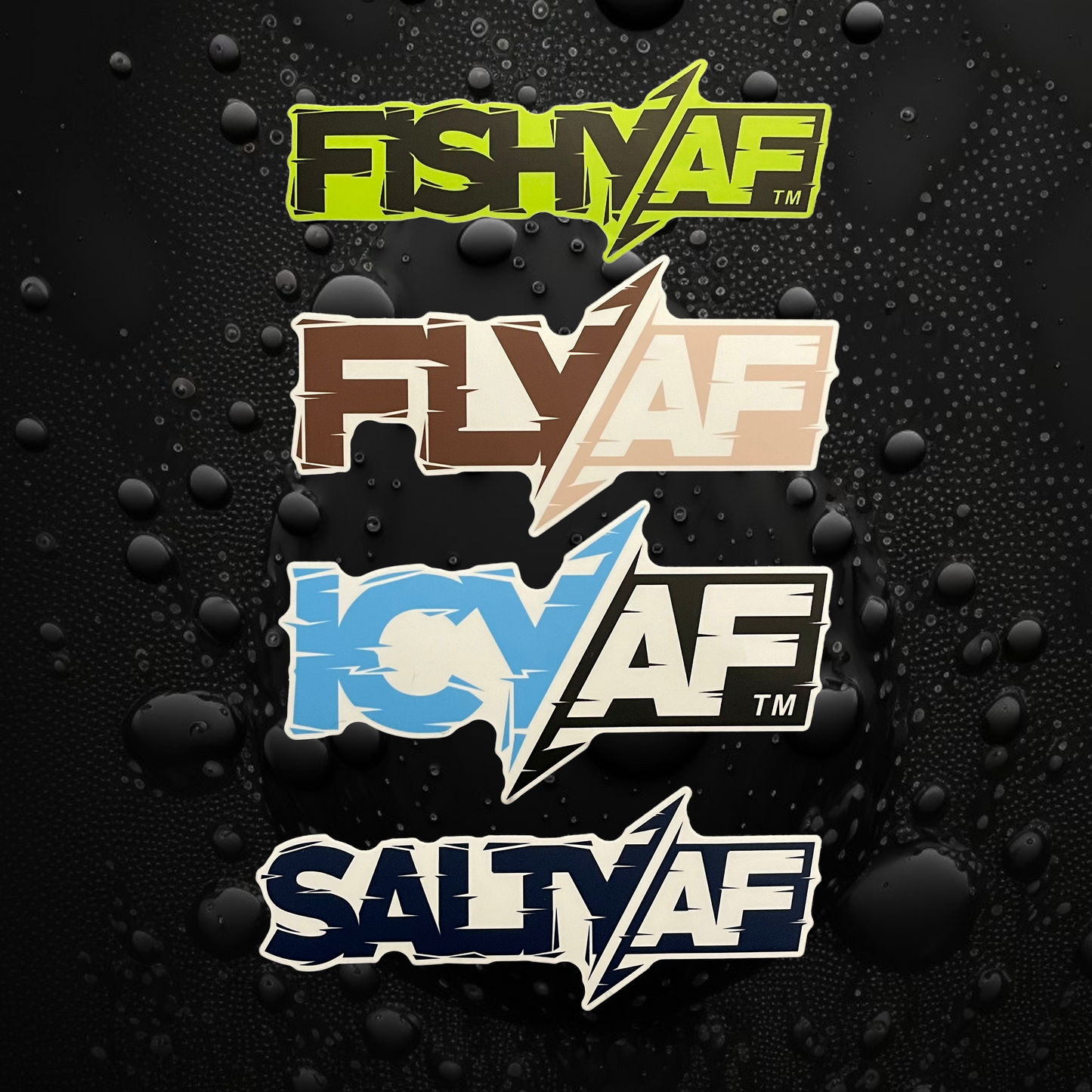 6” FishyAF Decal - Lime