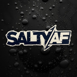 6” SaltyAF Decal - Navy