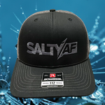 SaltyAF Logo Snapback - Charcoal/Black