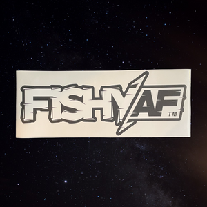 FishyAF Logo Boat Carpet Decal - 24”
