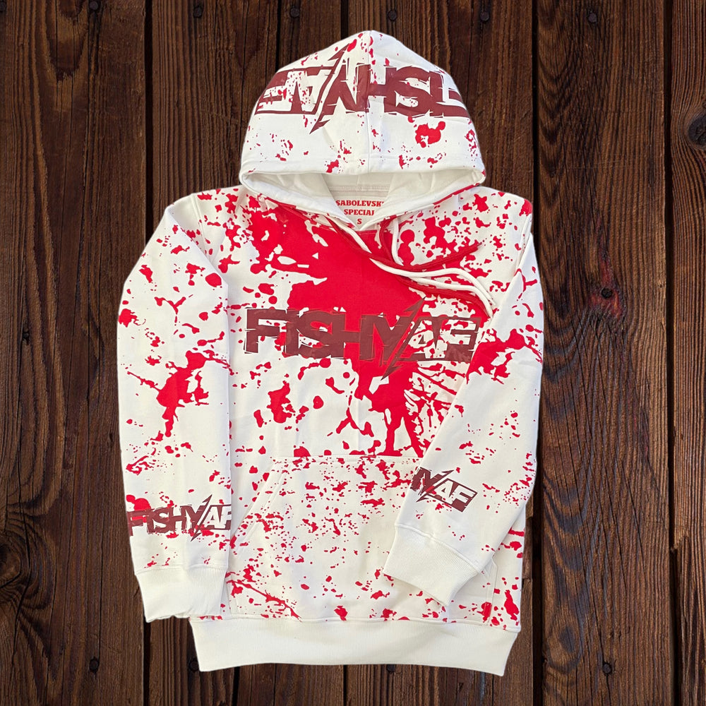 
                      
                        "Sabolevski Special" Blood Splatter Hoodie
                      
                    