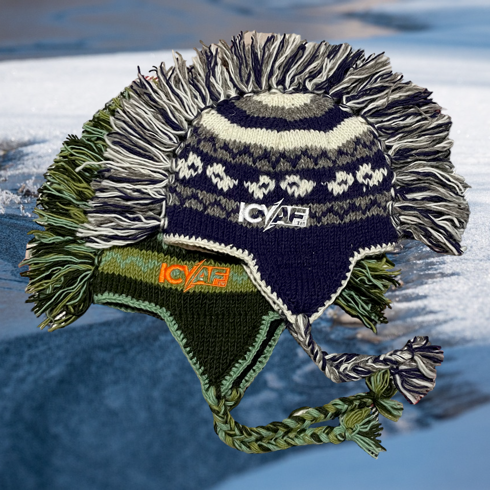 
                      
                        IcyAF Knit Mohawk Hat - Green
                      
                    