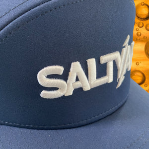 SaltyAF Full Custom 3D Logo Snapback - Blue